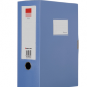 齐心 A1251 超省钱PP档案盒 A4 100mm 绯蓝