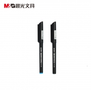 晨光拔盖中性笔办公会议MG2180黑色 12支/盒